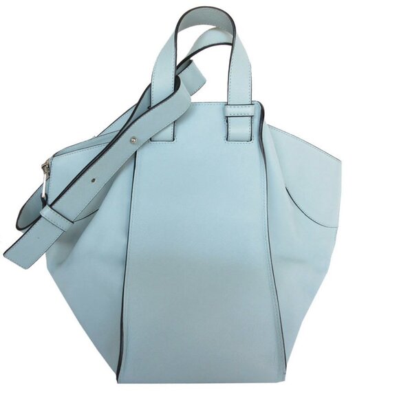 LOEWE Blue Leather Hammock Shoulder Bag - Picture 2 of 5